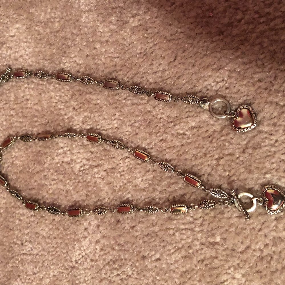 Matching Heart Necklace and Bracelet